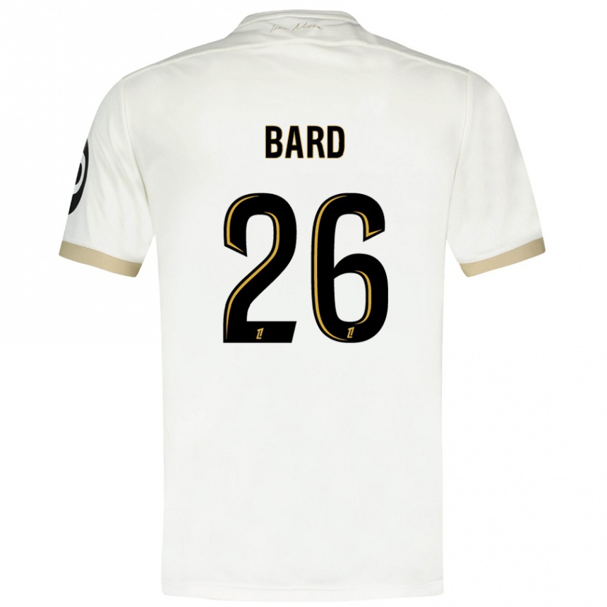 Kids Football Melvin Bard #26 White Gold Away Jersey 2024/25 T-Shirt Australia