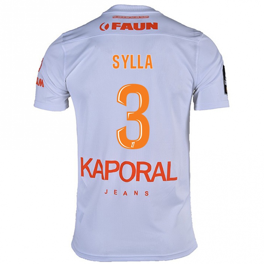 Kids Football Issiaga Sylla #3 White Away Jersey 2024/25 T-Shirt Australia