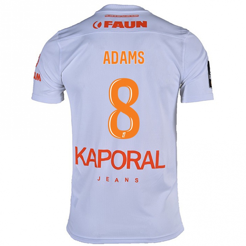 Kids Football Akor Adams #8 White Away Jersey 2024/25 T-Shirt Australia