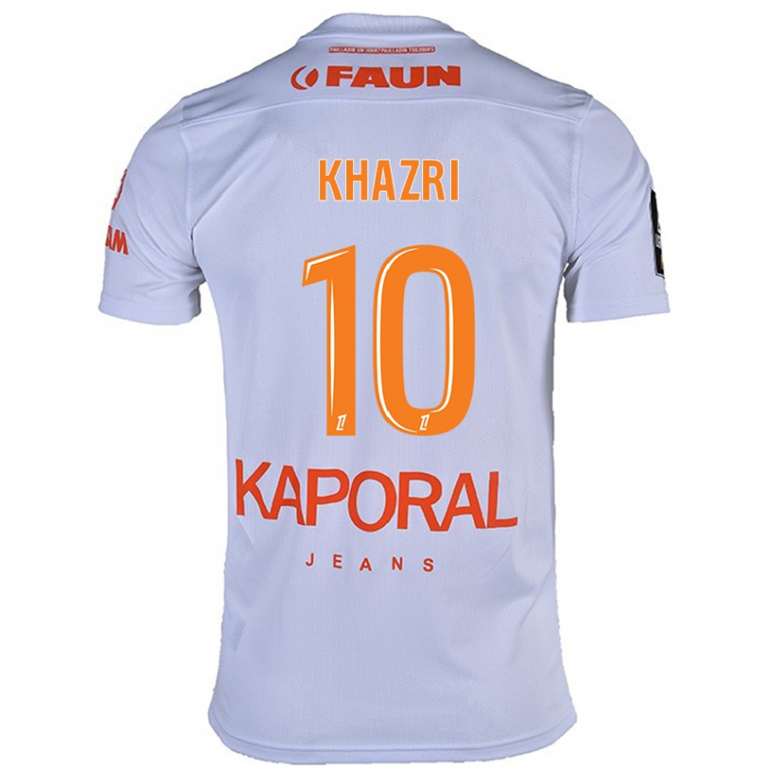 Kids Football Wahbi Khazri #10 White Away Jersey 2024/25 T-Shirt Australia