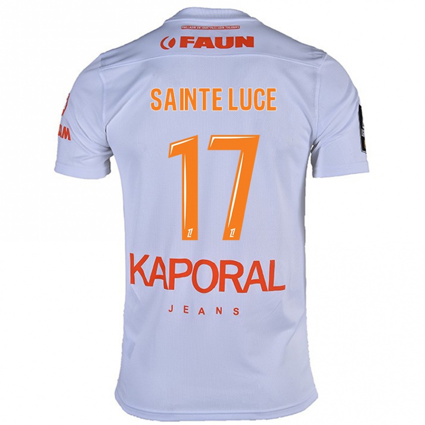 Kids Football Théo Sainte-Luce #17 White Away Jersey 2024/25 T-Shirt Australia