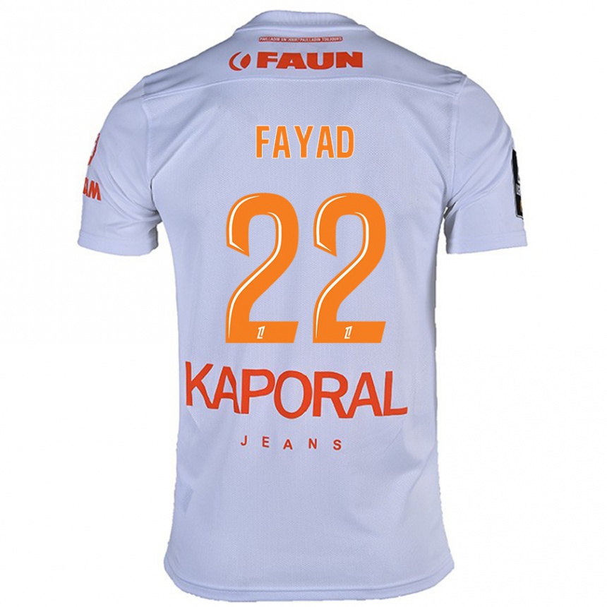 Kids Football Khalil Fayad #22 White Away Jersey 2024/25 T-Shirt Australia