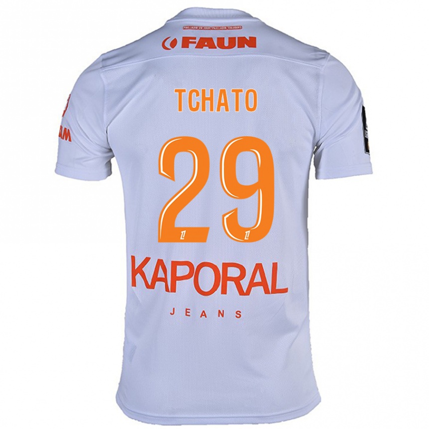 Kids Football Enzo Tchato #29 White Away Jersey 2024/25 T-Shirt Australia