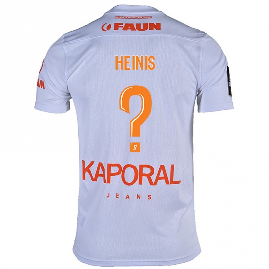 Kids Football Keahinui Heinis #0 White Away Jersey 2024/25 T-Shirt Australia