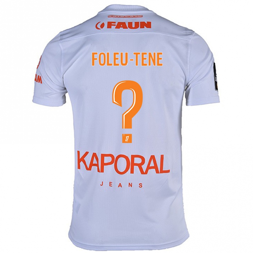 Kids Football Kévin Foleu-Tene #0 White Away Jersey 2024/25 T-Shirt Australia