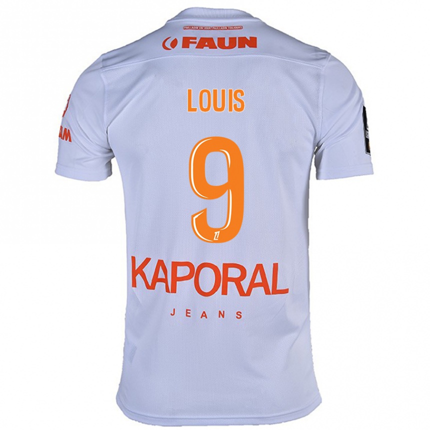 Kids Football Kethna Louis #9 White Away Jersey 2024/25 T-Shirt Australia