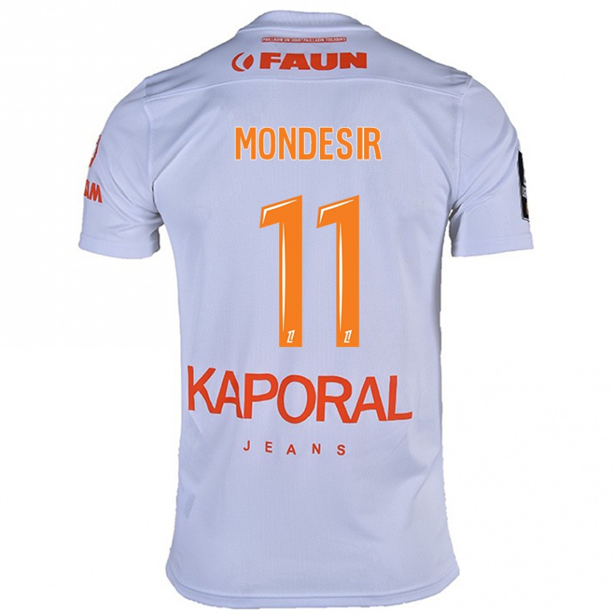 Kids Football Nérilia Mondésir #11 White Away Jersey 2024/25 T-Shirt Australia