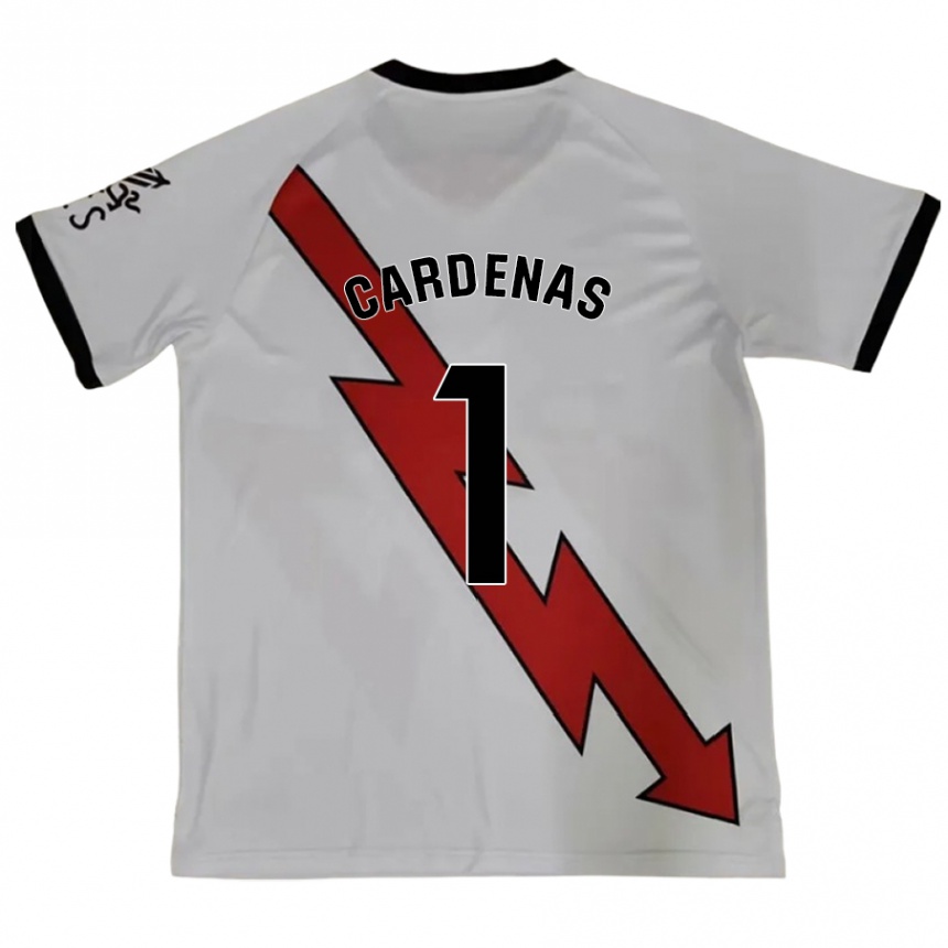 Kids Football Dani Cárdenas #1 Red Away Jersey 2024/25 T-Shirt Australia