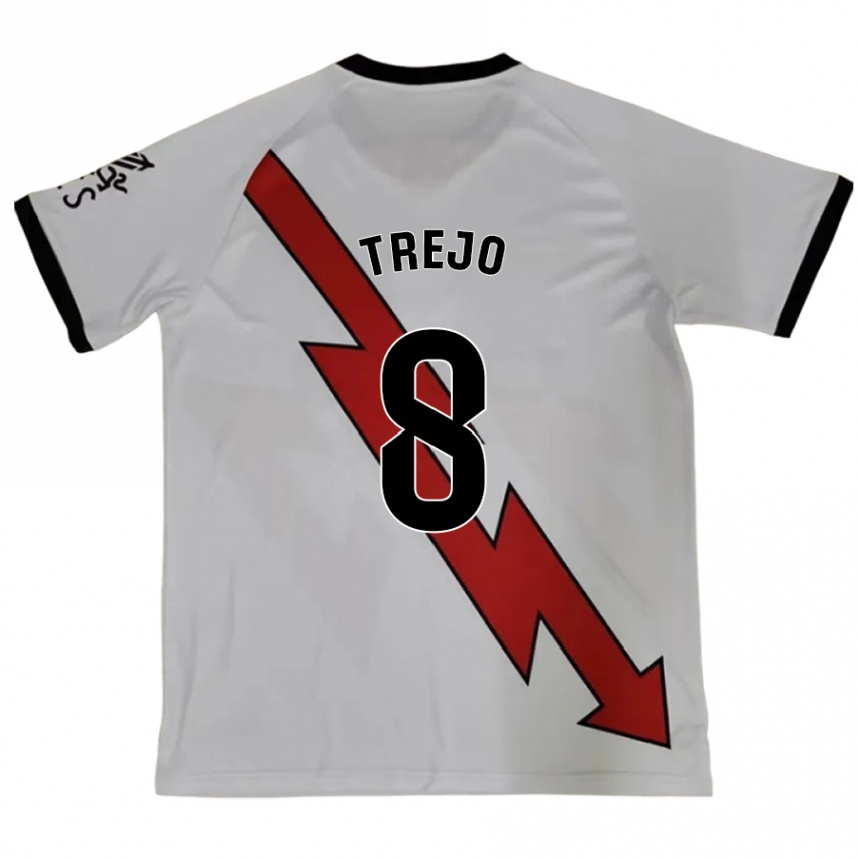 Kids Football Óscar Trejo #8 Red Away Jersey 2024/25 T-Shirt Australia