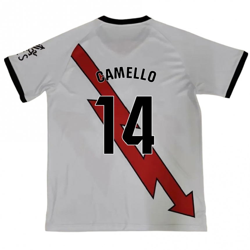 Kids Football Sergio Camello #14 Red Away Jersey 2024/25 T-Shirt Australia