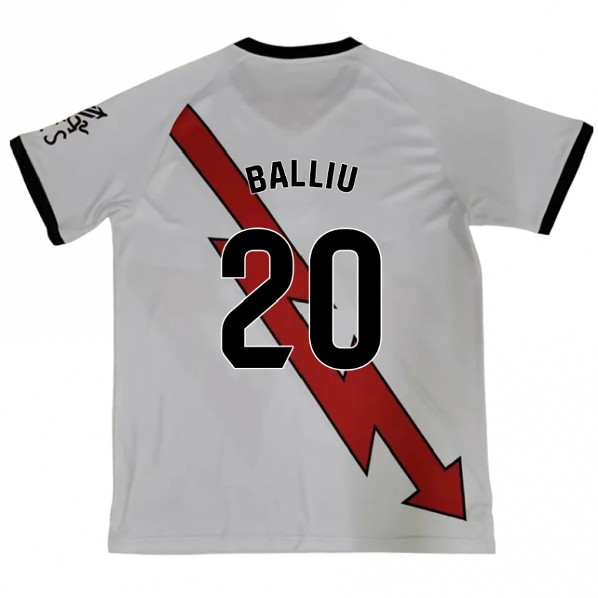 Kids Football Iván Balliu #20 Red Away Jersey 2024/25 T-Shirt Australia