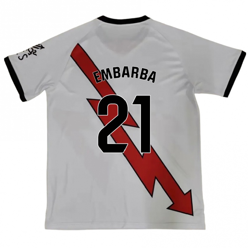 Kids Football Adrián Embarba #21 Red Away Jersey 2024/25 T-Shirt Australia