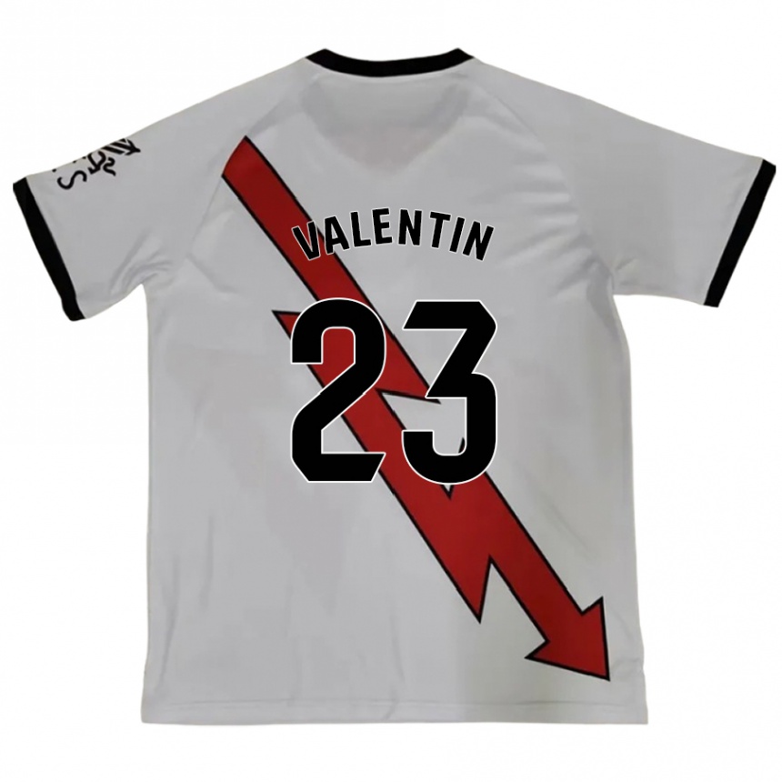 Kids Football Óscar Valentín #23 Red Away Jersey 2024/25 T-Shirt Australia