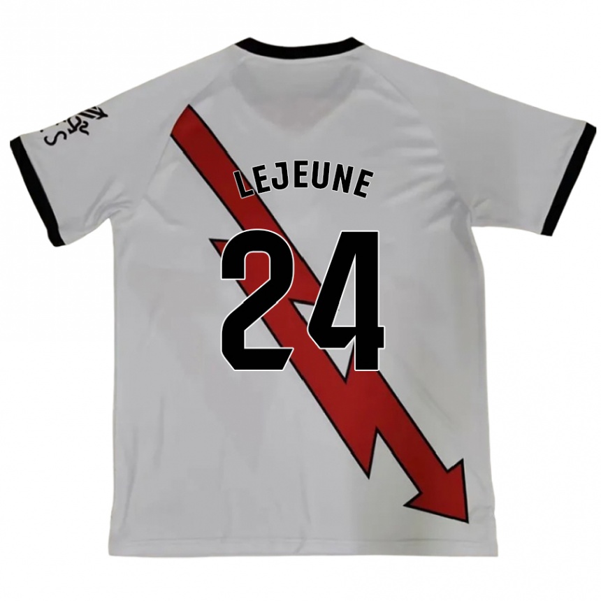 Kids Football Florian Lejeune #24 Red Away Jersey 2024/25 T-Shirt Australia