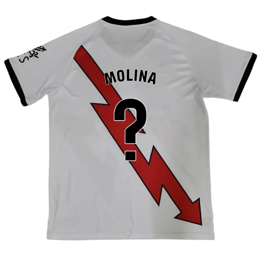 Kids Football Adrián Molina #0 Red Away Jersey 2024/25 T-Shirt Australia