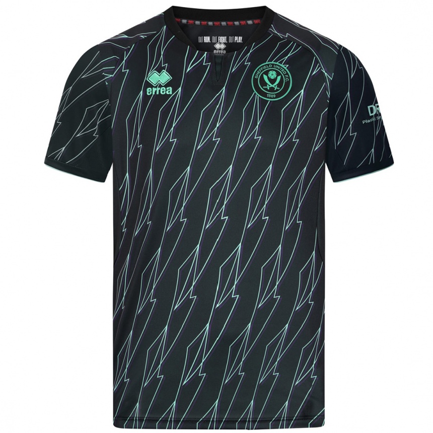 Kids Football George Baldock #2 Black Green Away Jersey 2024/25 T-Shirt Australia