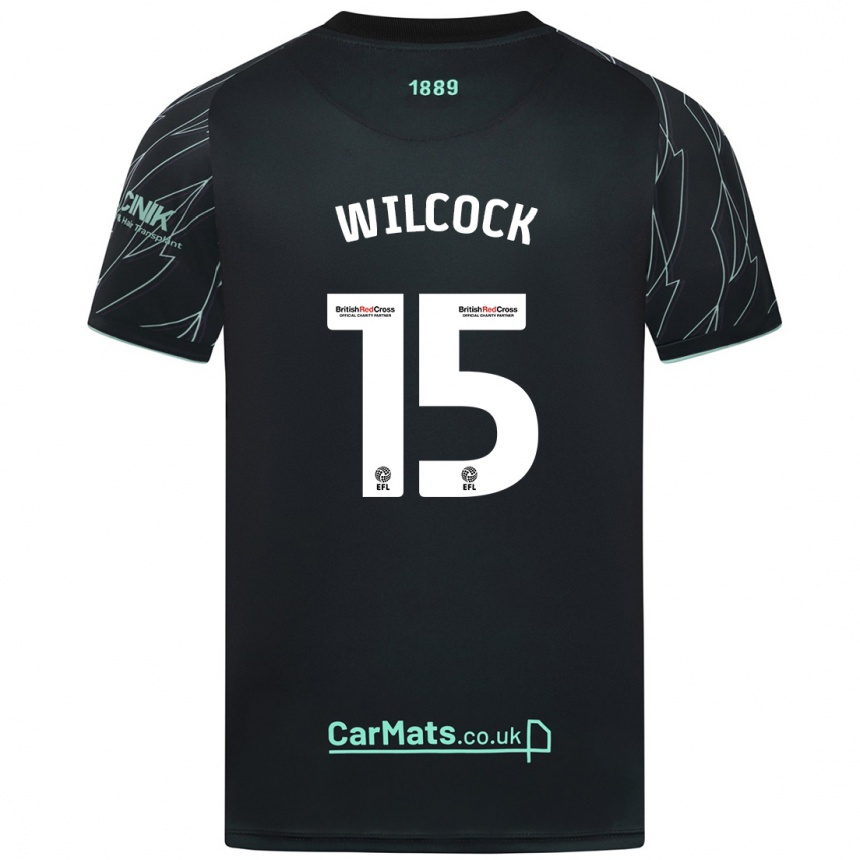 Kids Football Tamara Wilcock #15 Black Green Away Jersey 2024/25 T-Shirt Australia