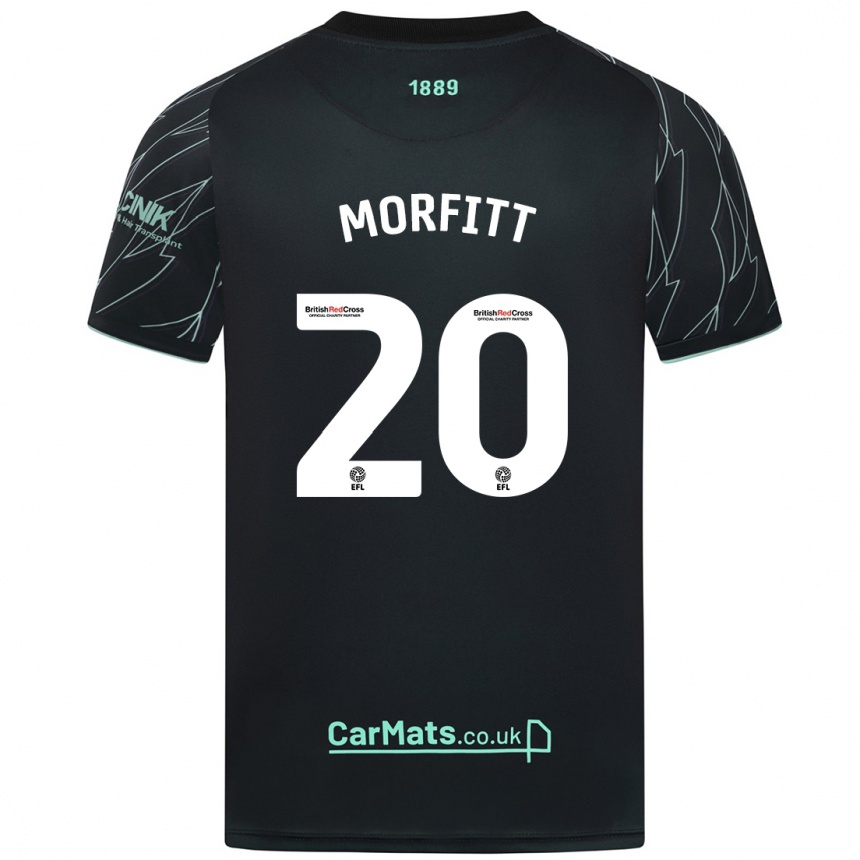 Kids Football Izzy Morfitt #20 Black Green Away Jersey 2024/25 T-Shirt Australia