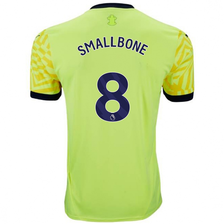 Kids Football Will Smallbone #8 Yellow Away Jersey 2024/25 T-Shirt Australia