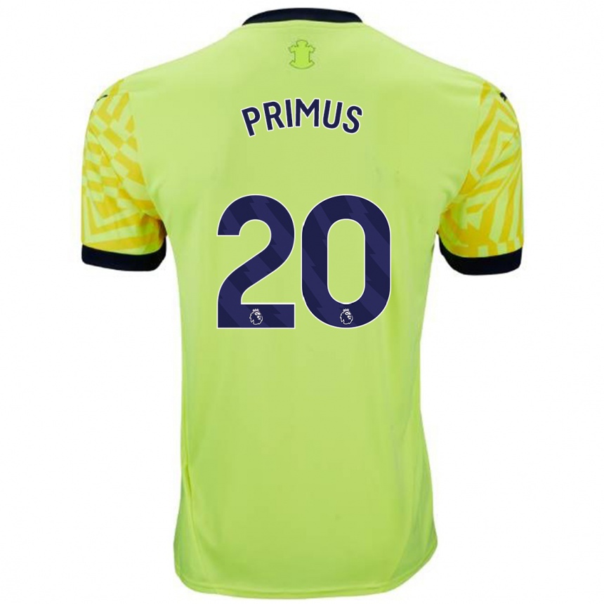 Kids Football Atlanta Primus #20 Yellow Away Jersey 2024/25 T-Shirt Australia