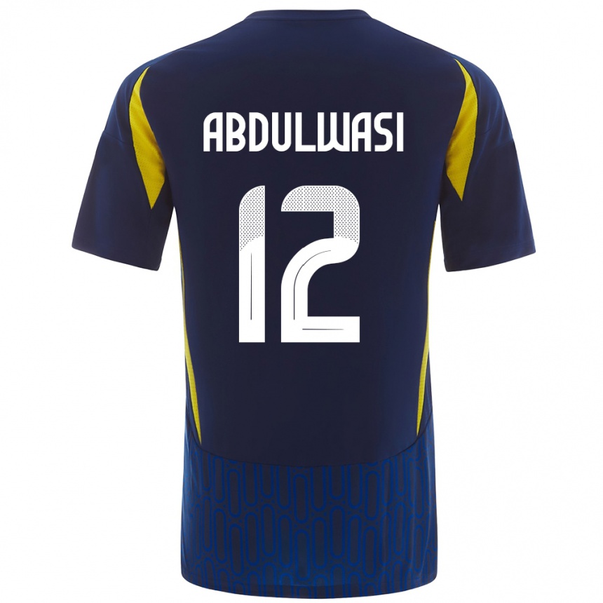 Kids Football Dalal Abdulwasi #12 Blue Yellow Away Jersey 2024/25 T-Shirt Australia