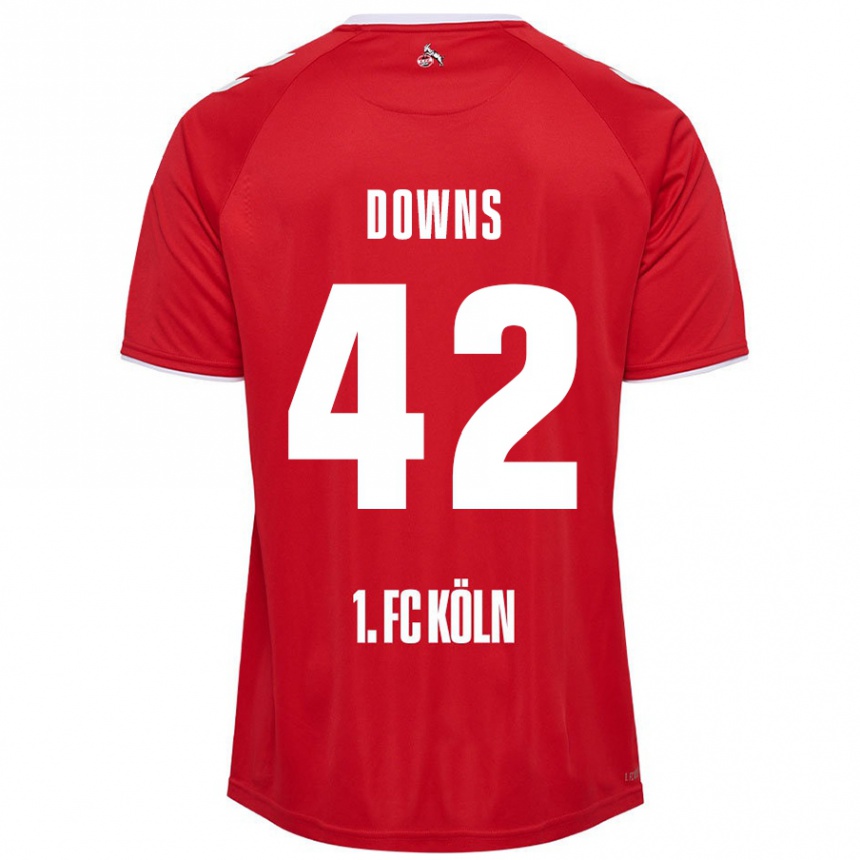 Kids Football Damion Downs #42 Red White Away Jersey 2024/25 T-Shirt Australia