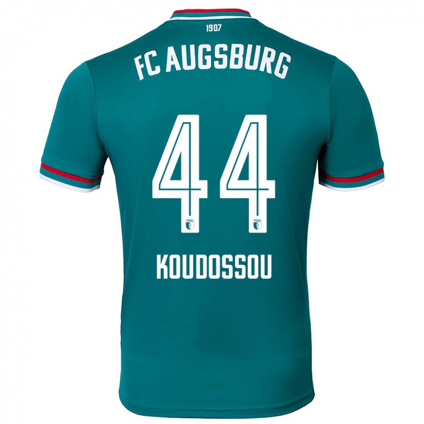 Kids Football Henri Koudossou #44 Dark Green Away Jersey 2024/25 T-Shirt Australia