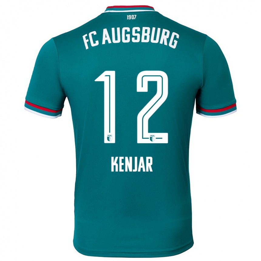 Kids Football Alen Kenjar #12 Dark Green Away Jersey 2024/25 T-Shirt Australia