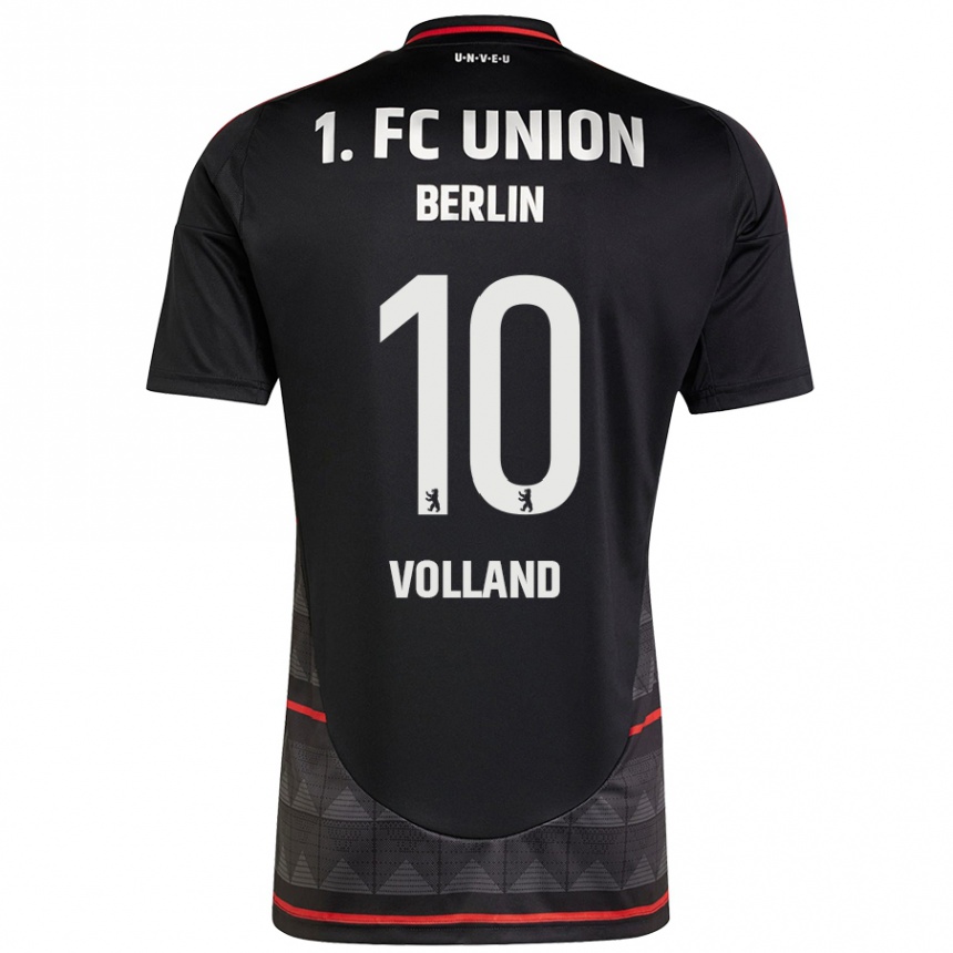 Kids Football Kevin Volland #10 Black Away Jersey 2024/25 T-Shirt Australia