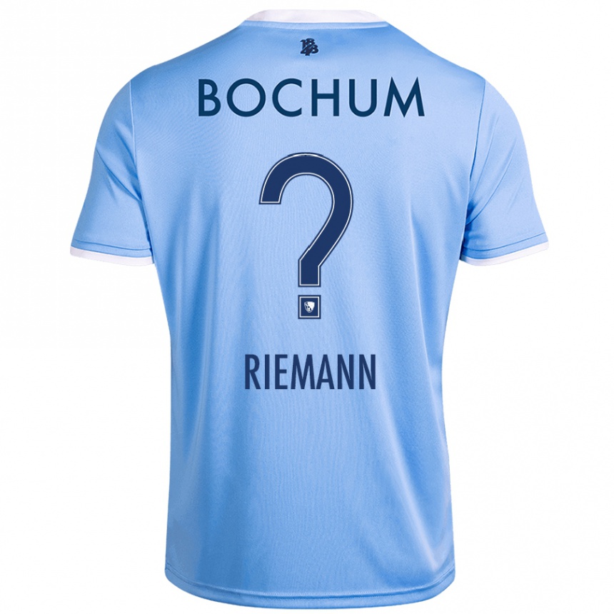 Kids Football Manuel Riemann #0 Sky Blue Away Jersey 2024/25 T-Shirt Australia