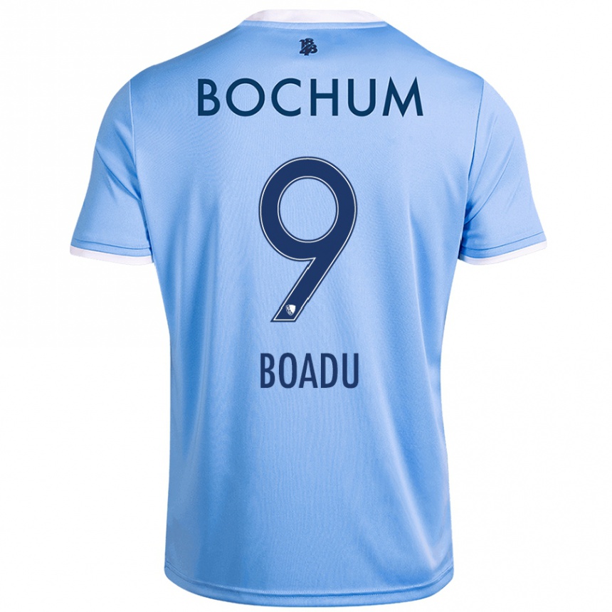 Kids Football Myron Boadu #9 Sky Blue Away Jersey 2024/25 T-Shirt Australia