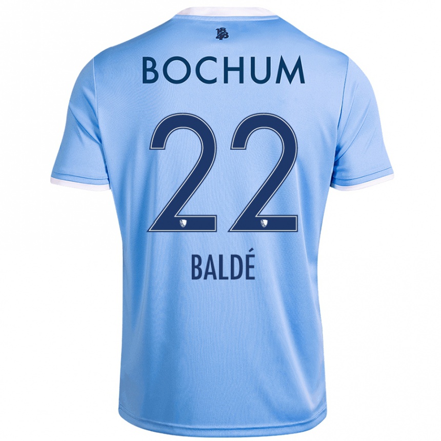 Kids Football Aliou Baldé #22 Sky Blue Away Jersey 2024/25 T-Shirt Australia