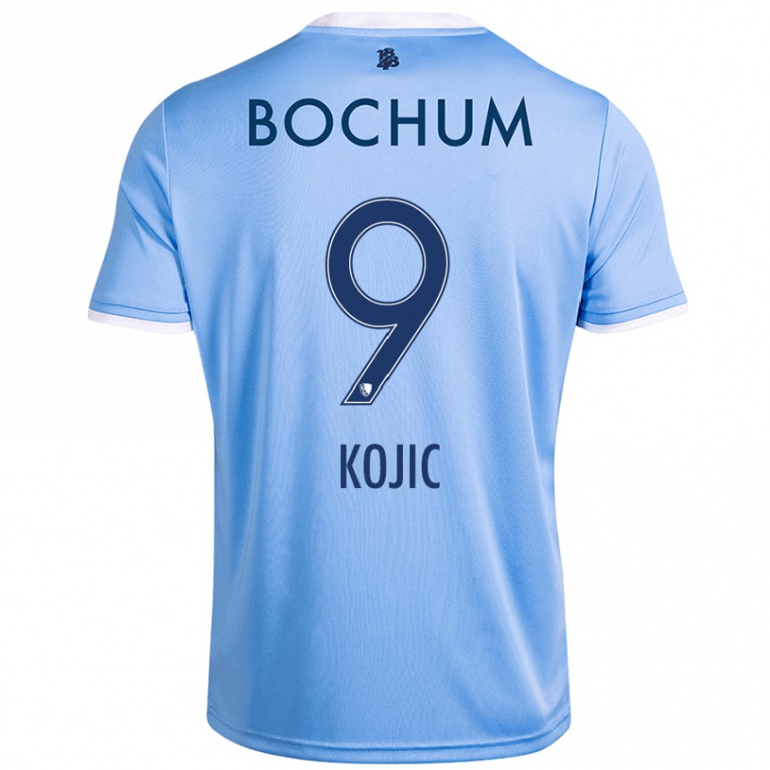 Kids Football Semin Kojic #9 Sky Blue Away Jersey 2024/25 T-Shirt Australia