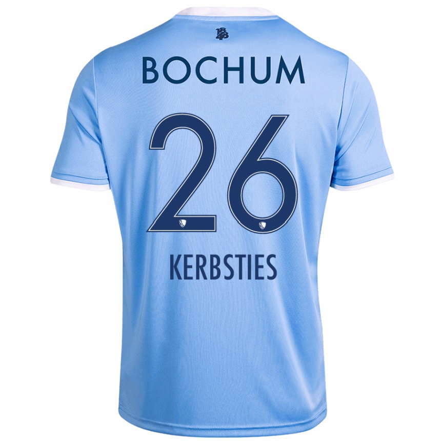 Kids Football Keanu Kerbsties #26 Sky Blue Away Jersey 2024/25 T-Shirt Australia