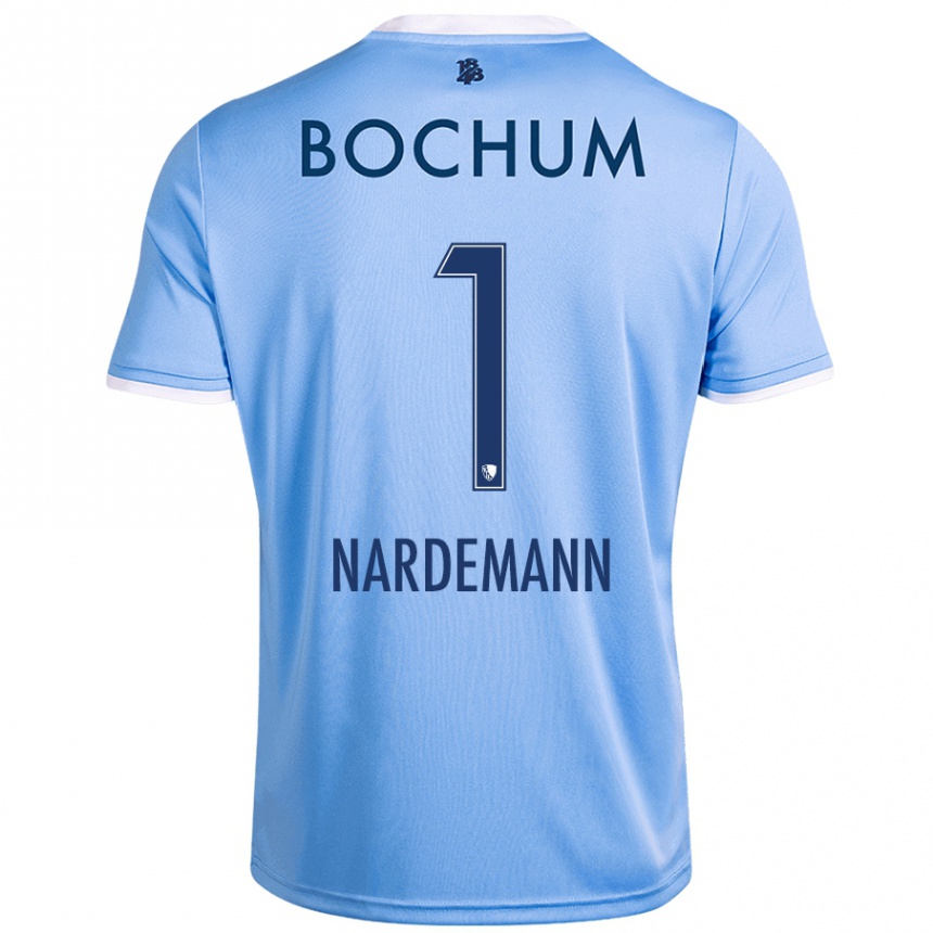 Kids Football Kari Närdemann #1 Sky Blue Away Jersey 2024/25 T-Shirt Australia