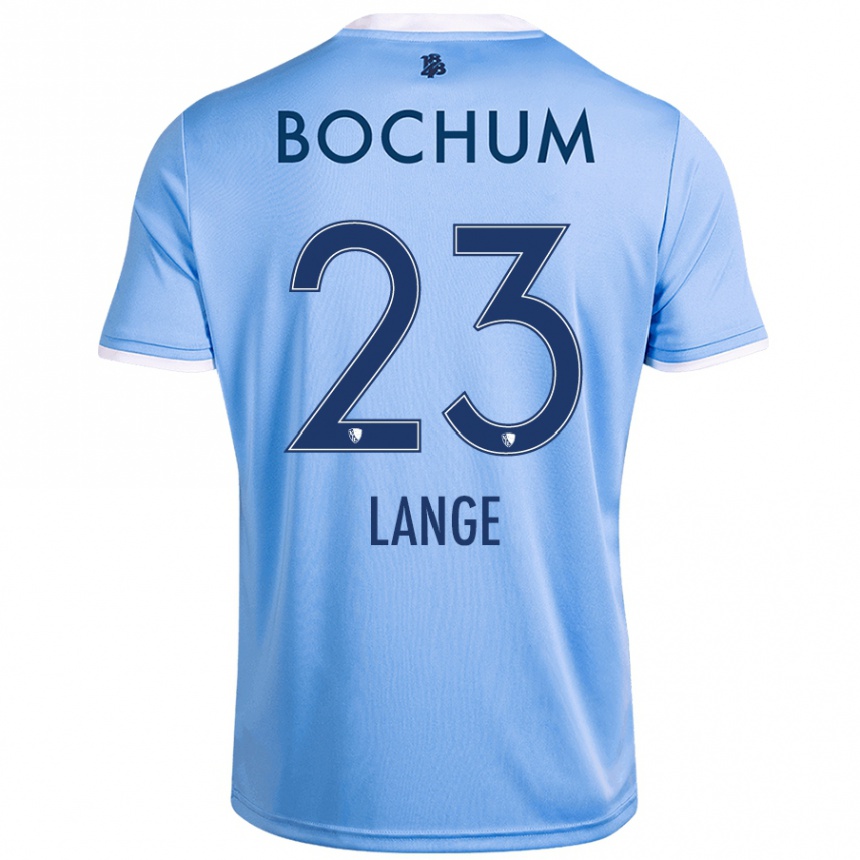 Kids Football Nina Lange #23 Sky Blue Away Jersey 2024/25 T-Shirt Australia