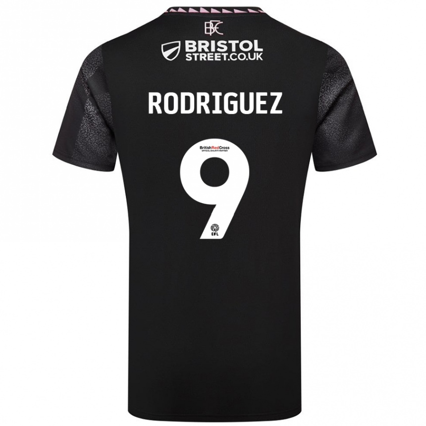 Kids Football Jay Rodríguez #9 Black Away Jersey 2024/25 T-Shirt Australia