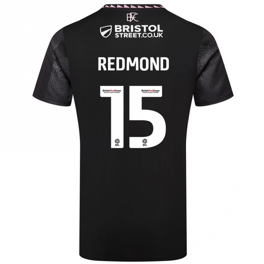 Kids Football Nathan Redmond #15 Black Away Jersey 2024/25 T-Shirt Australia