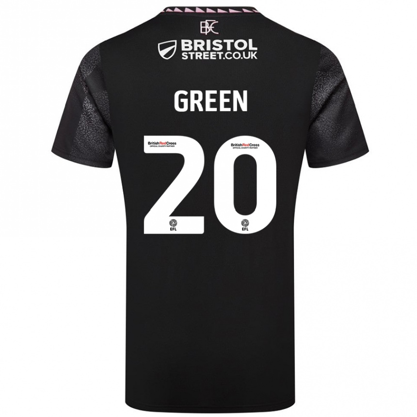 Kids Football Etienne Green #20 Black Away Jersey 2024/25 T-Shirt Australia