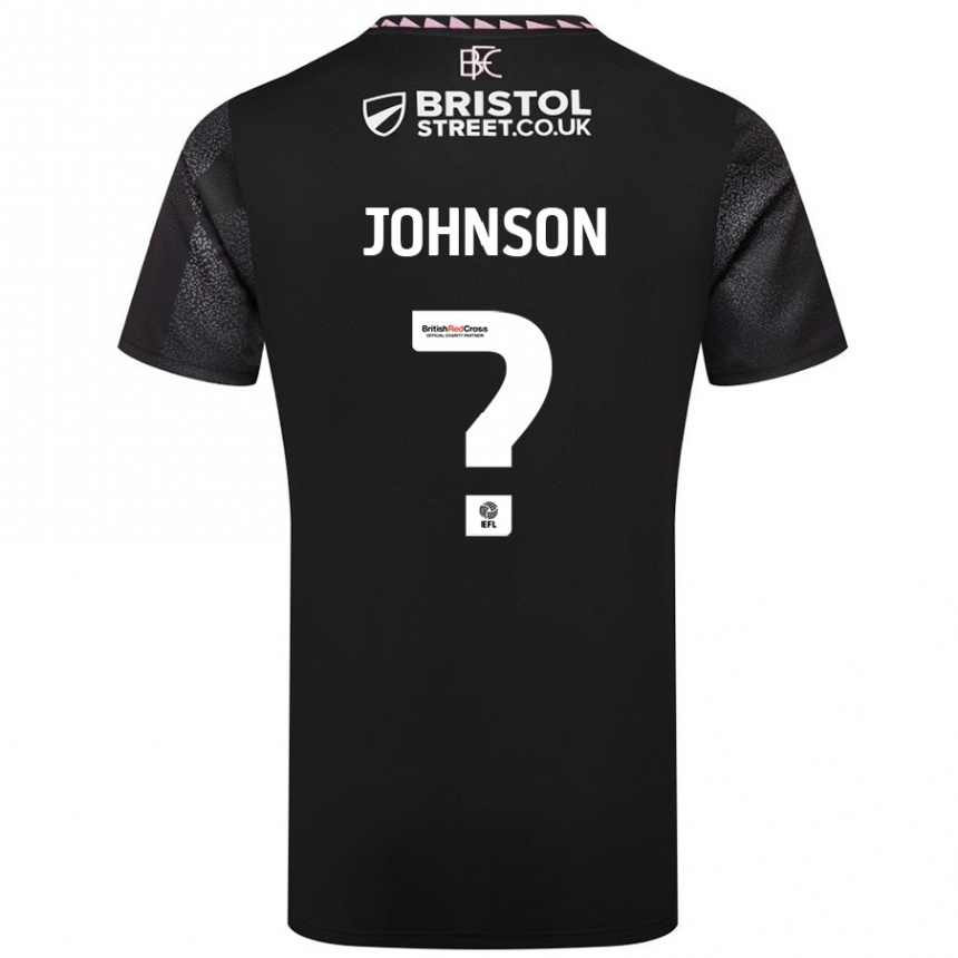 Kids Football Zach Johnson #0 Black Away Jersey 2024/25 T-Shirt Australia