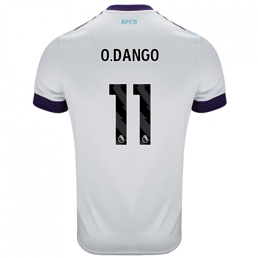 Kids Football Dango Ouattara #11 White Green Purple Away Jersey 2024/25 T-Shirt Australia