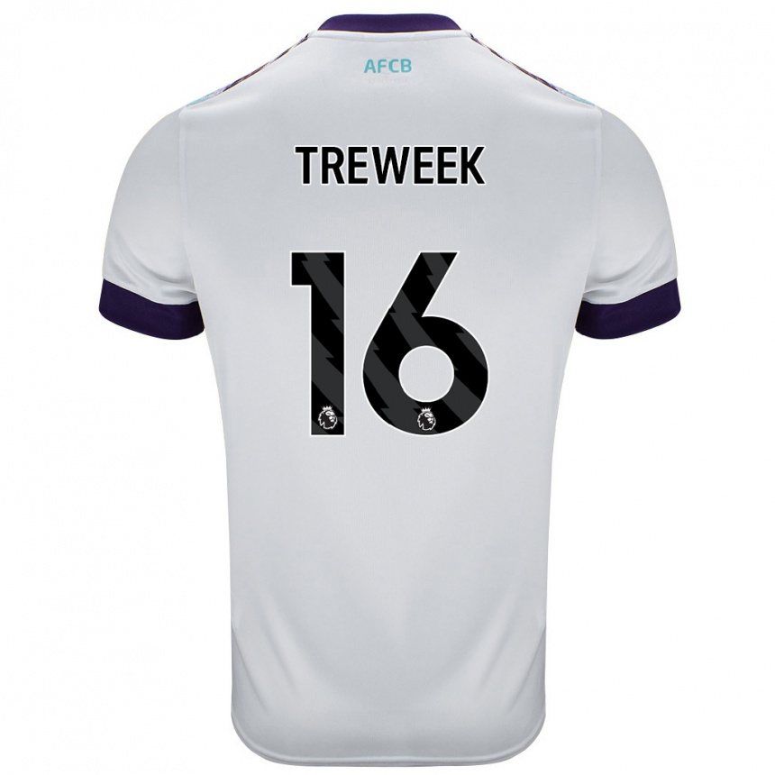 Kids Football Jess Treweek #16 White Green Purple Away Jersey 2024/25 T-Shirt Australia