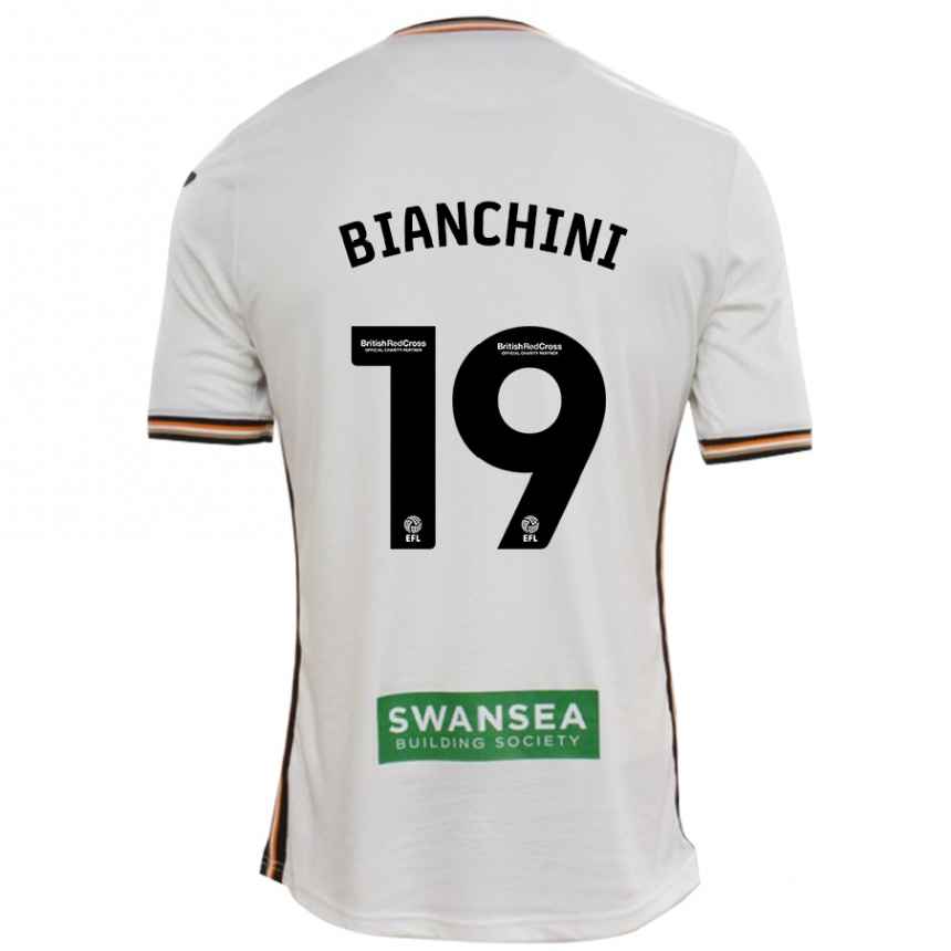 Men Football Florian Bianchini #19 White Home Jersey 2024/25 T-Shirt Australia