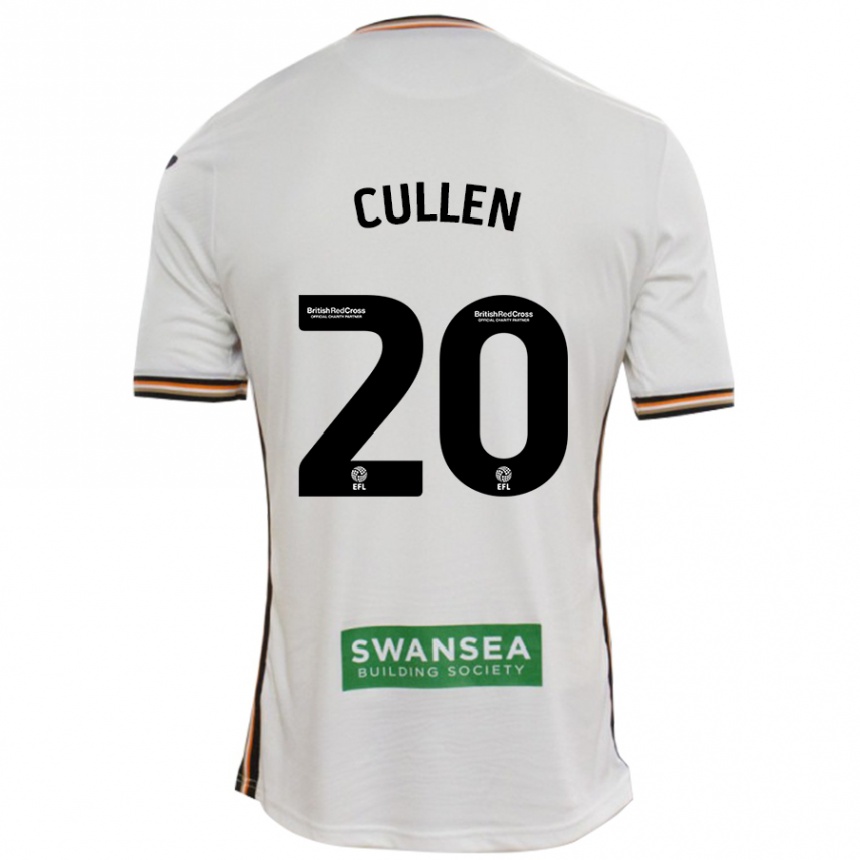 Men Football Liam Cullen #20 White Home Jersey 2024/25 T-Shirt Australia