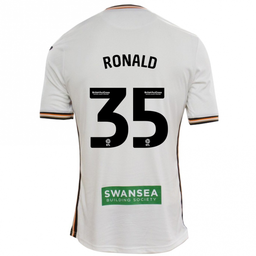 Men Football Ronald #35 White Home Jersey 2024/25 T-Shirt Australia