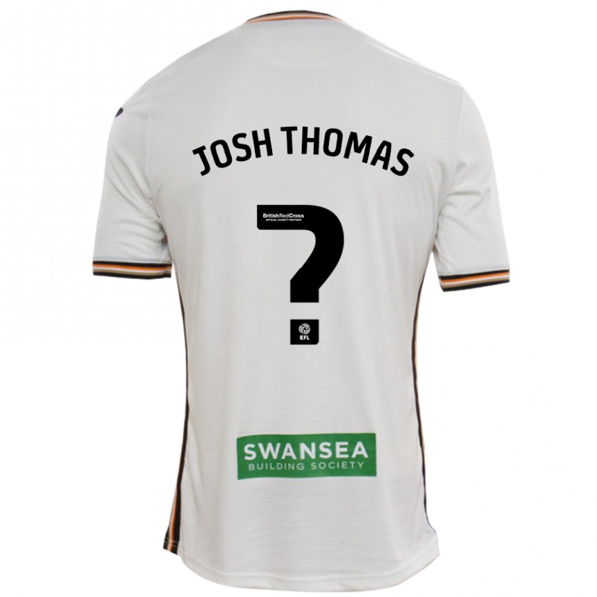 Men Football Josh Thomas #0 White Home Jersey 2024/25 T-Shirt Australia