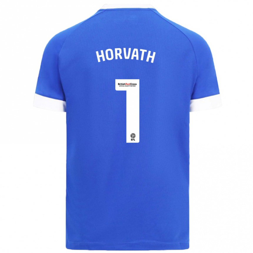 Men Football Ethan Horvath #1 Sky Blue Home Jersey 2024/25 T-Shirt Australia