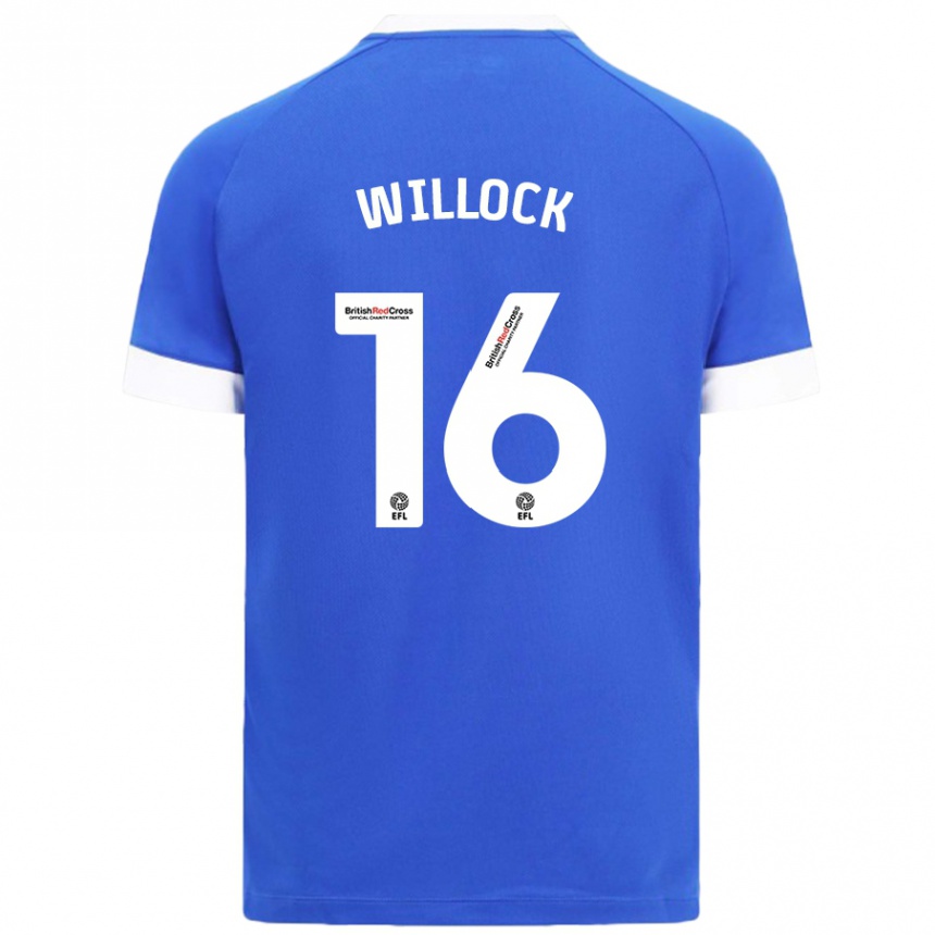 Men Football Chris Willock #16 Sky Blue Home Jersey 2024/25 T-Shirt Australia