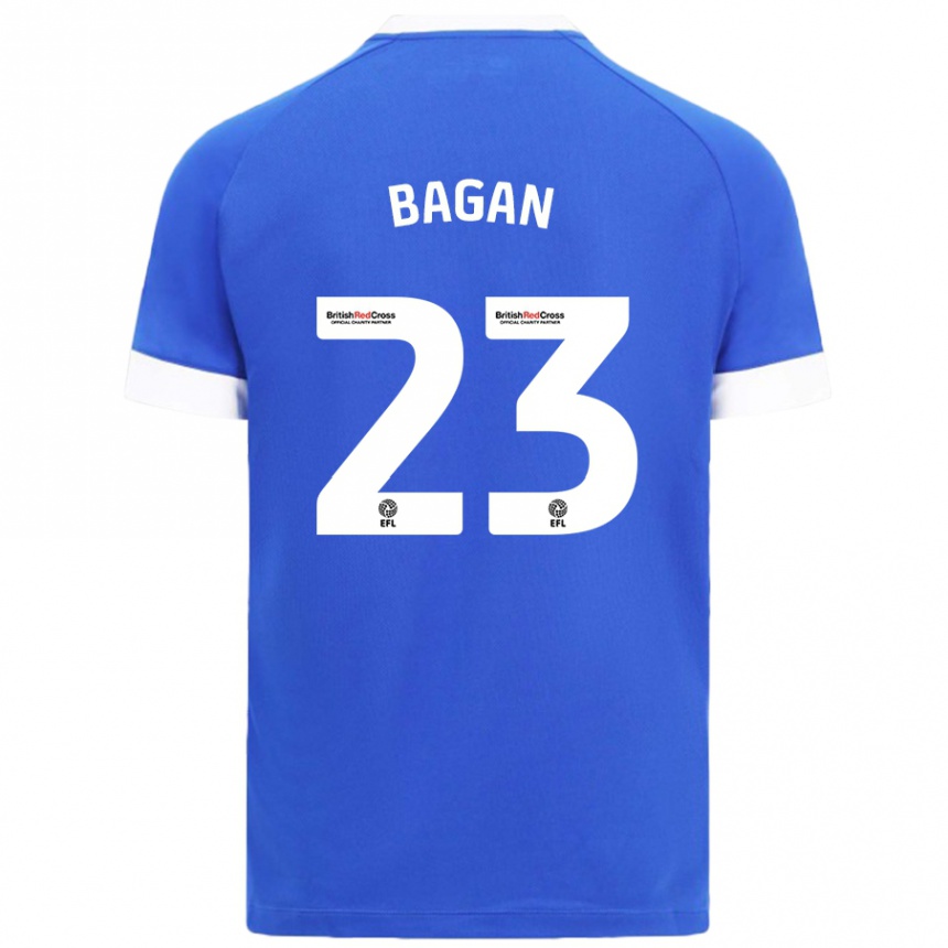 Men Football Joel Bagan #23 Sky Blue Home Jersey 2024/25 T-Shirt Australia