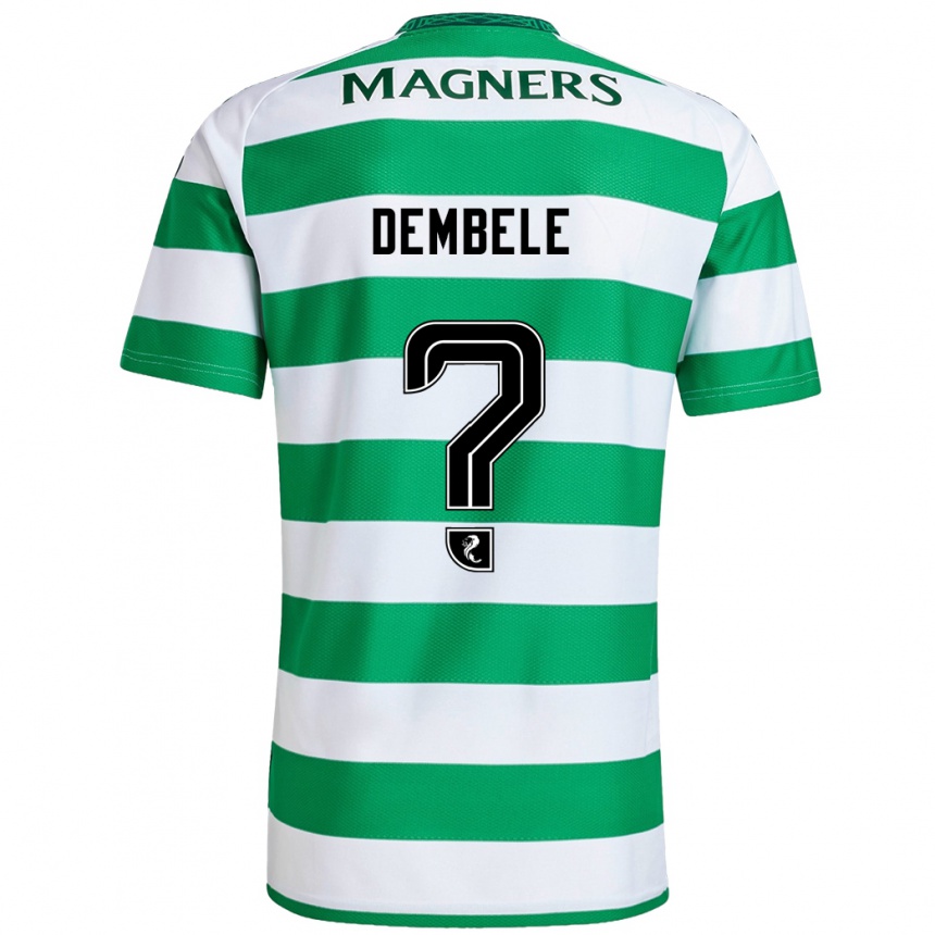 Men Football Hassan Dembele #0 Green White Home Jersey 2024/25 T-Shirt Australia